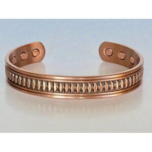 'Spine" Solid Handmade Copper Cuff Bracelets
